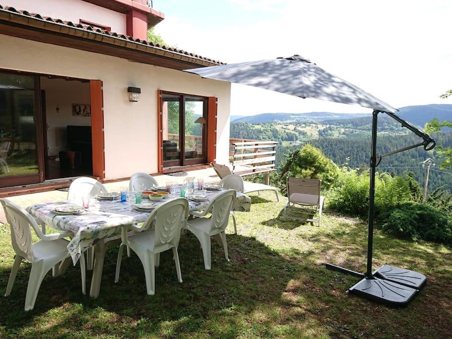 Maison D'Altitude Avec Vue Panoramique A Gérardmer Extérieur photo
