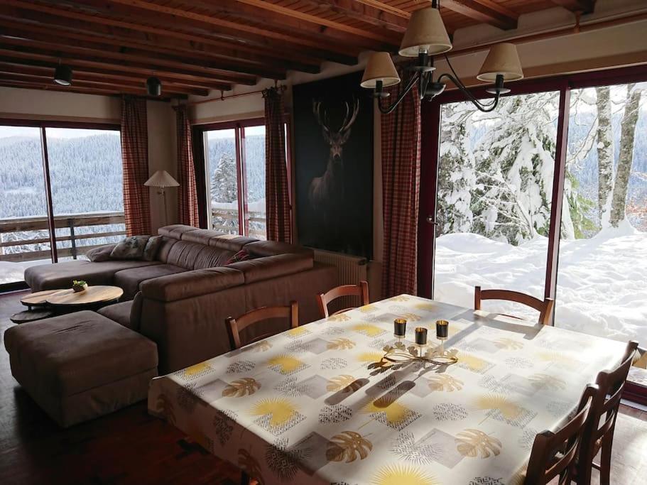 Maison D'Altitude Avec Vue Panoramique A Gérardmer Extérieur photo