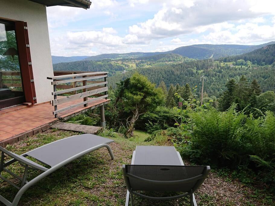 Maison D'Altitude Avec Vue Panoramique A Gérardmer Extérieur photo